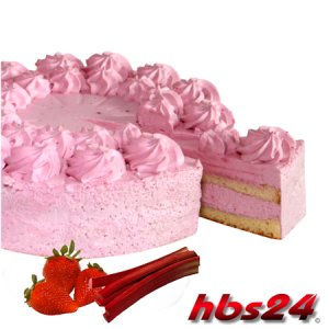Beispieltorte Sahnetorte Erdbeer Rababer - hbs24