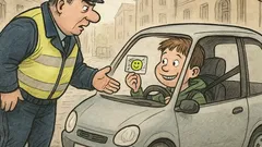 Witz: Polizist hält Teenie-Fahrer an…