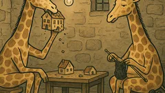 Witz: Zwei Giraffen sitzen im Keller…